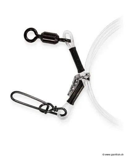 Bas de Ligne Fluorocarbone BKK Fluorocarbon Leader-HD (Pike Snap)