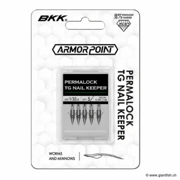 Plomb pour Hameçon Texan BKK Permalock TG Nail Keeper