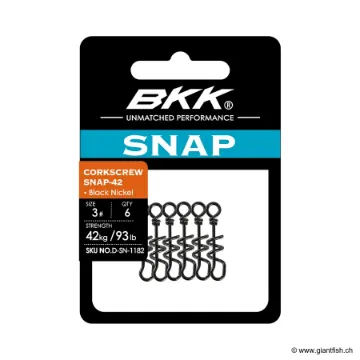 Agrafe BKK Corkscrew Snap-42