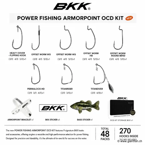 Kit Complet BKK Armorpoint OCD KIT - USA Power Fishing