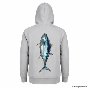 Sweat à Capuche BKK Logo Hoodie Tuna - Gris