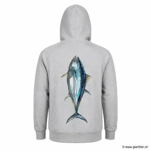 Sweat à Capuche BKK Logo Hoodie Tuna - Gris