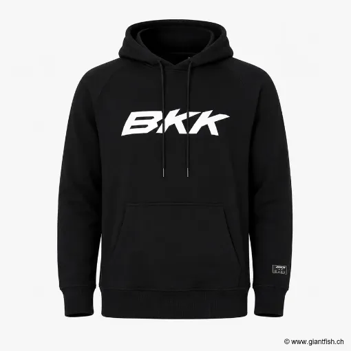 Sweat à Capuche BKK Logo Hoodie Pike - Noir