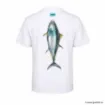 Image de T-Shirt Manches Courtes BKK Short Sleeve Casual Shirt - Tuna - Blanc