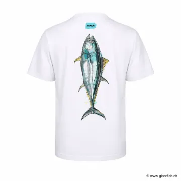 T-Shirt Manches Courtes BKK Short Sleeve Casual Shirt - Tuna - Blanc