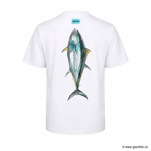 T-Shirt Manches Courtes BKK Short Sleeve Casual Shirt - Tuna - Blanc