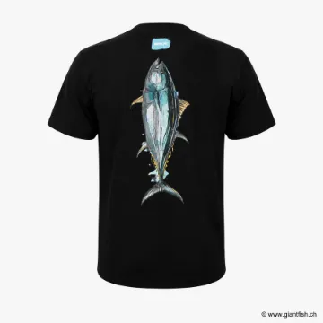 T-Shirt Manches Courtes BKK Short Sleeve Casual Shirt - Tuna - Noir