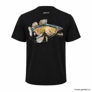 T-Shirt Manches Courtes BKK Short Sleeve Casual Short - Zander - Noir
