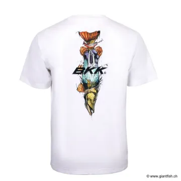 T-Shirt Manches Courtes BKK Short Sleeve Casual Shirt - Pike - Blanc