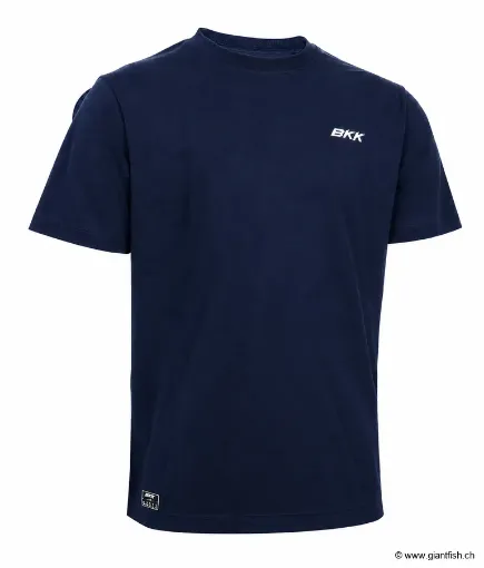 T-Shirt Manches Courtes BKK Short Sleeve Casual Shirt - Brochet - Blen marine