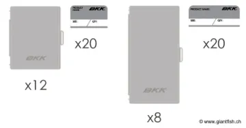 Boîte à Accessoires BKK OCD Tackle System A3-Starter Kit (Loaded)