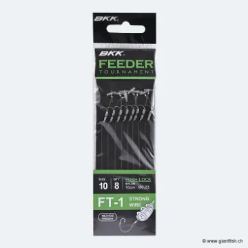 Bas de ligne BKK Feeder Tournament FT-1 Push-Lock Rig
