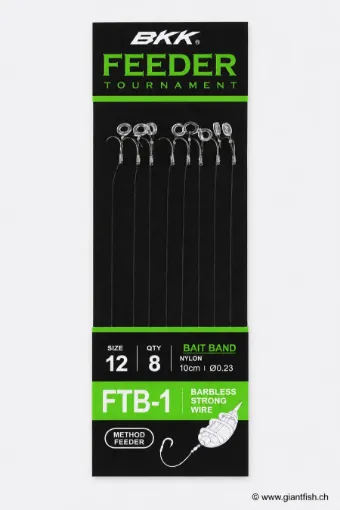 Bas de ligne BKK Feeder Tournament FTB-1 Bait Band Rig