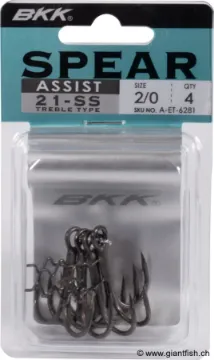 Hameçon Triple BKK Assist Spear-21 SS