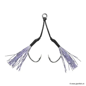 Hameçon Assist DECOY DJ-99 UV Twin Pike Flash