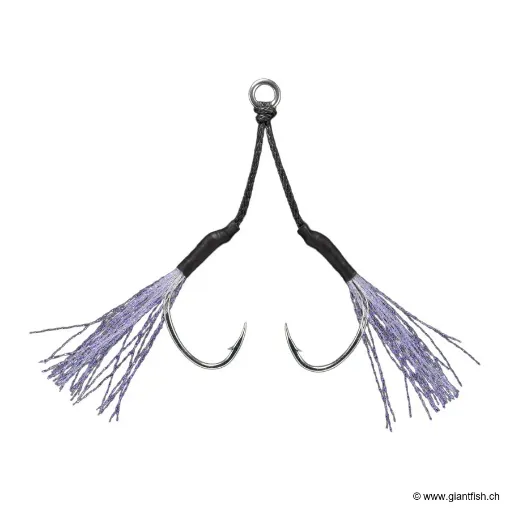 Hameçon Assist DECOY DJ-99 UV Twin Pike Flash