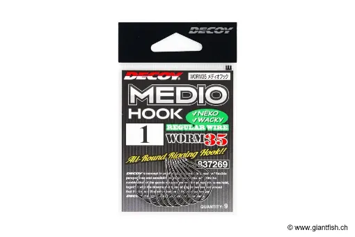 Hameçon DECOY Worm 35 Medio Hook