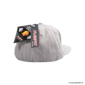 Casquette Wolfcreek Lures Pike Logo Fitted Flexfit - Gris