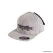 Picture of Wolfcreek Lures Pike Logo Fitted Flexfit Cap - Grey
