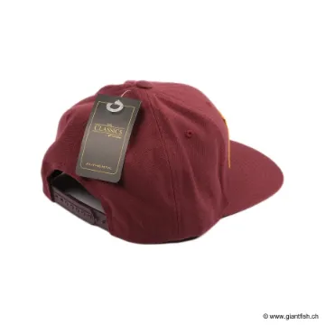 Casquette Wolfcreek Lures Pike Patch Fitted Snapback - Burgundy