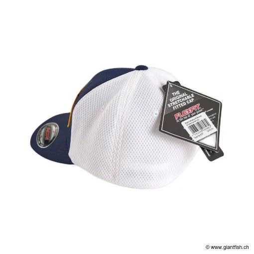 Casquette Wolfcreek Lures Pike Patch Airmesh Flexfit - Navy / Blanc