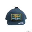 Bild von Wolfcreek Lures Perch Patch Fitted Snapback Kappe - Grün