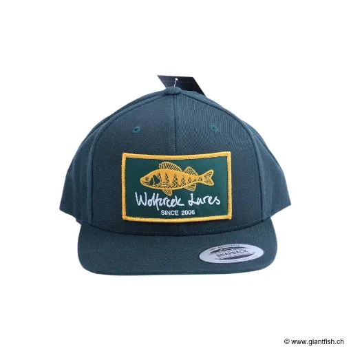 Casquette Wolfcreek Lures Perch Patch Fitted Snapback - Vert