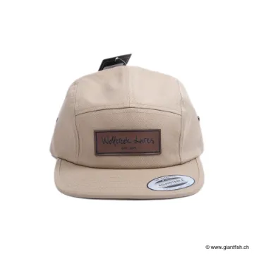Casquette Wolfcreek Lures Leather Patch Five Panel Cap - Kaki