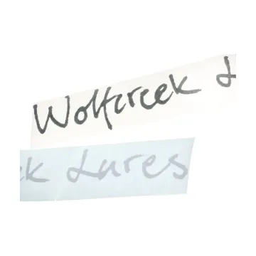 Autocollant Découpé Wolfcreek Lures Classic Logo Cut Out Decal Medium