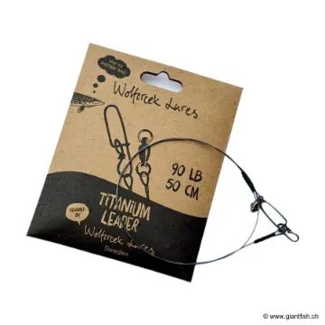 Bas de ligne Wolfcreek Lures Titanium Leader