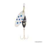 Silver - Blue Dots