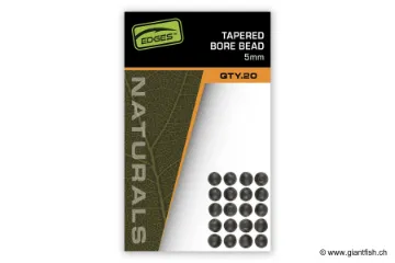 Perle FOX Edges Tapered Bore Bead Naturals