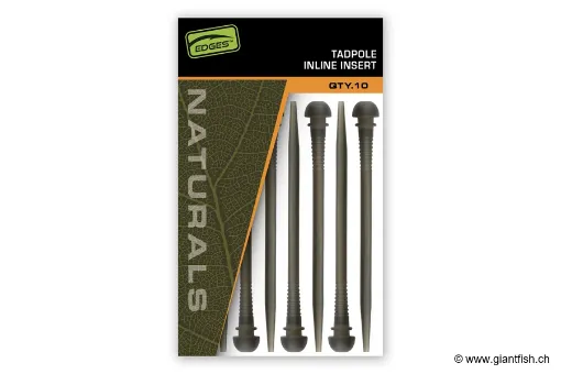 Insert pour Plomb Inline FOX Edges Tadpole Inline Insert Naturals