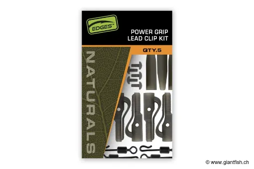 Kit FOX Edges Power Grip Lead Clip Naturals