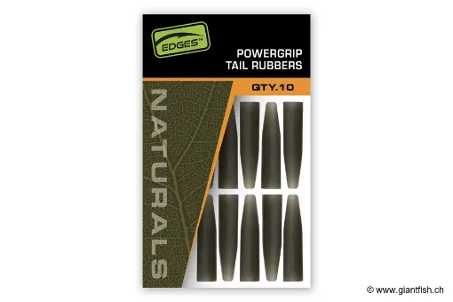 Manchon FOX Edges Powergrip Tail Rubbers Naturals