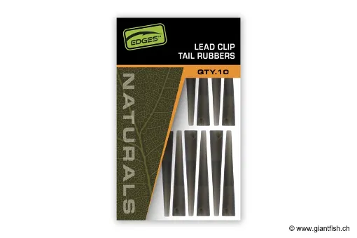 Manchon FOX Edges Lead Clip Tail Rubbers Naturals