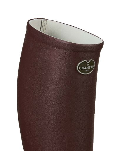 Bottes Homme LE CHAMEAU Saint-Hubert Cuir – Marron