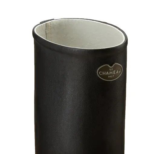 Bottes Homme LE CHAMEAU Saint-Hubert Cuir – Noir