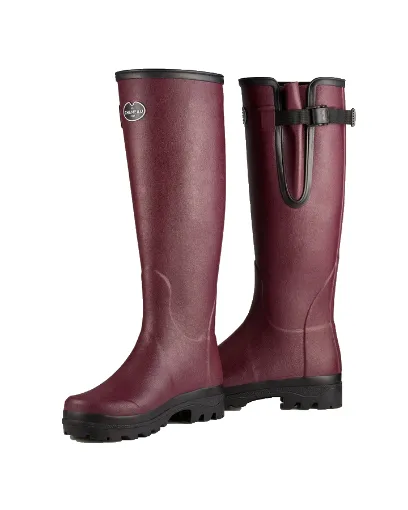 Bottes Femme LE CHAMEAU Vierzon Jersey – Oxblood