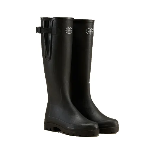 Bottes Femme LE CHAMEAU Vierzonord Néoprène – Noir