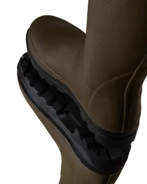 Bottes Femme LE CHAMEAU Vierzonord Néoprène – Vert Chameau