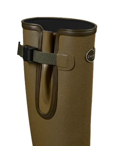 Bottes Femme LE CHAMEAU Vierzonord Néoprène – Vert Vierzon / Noir
