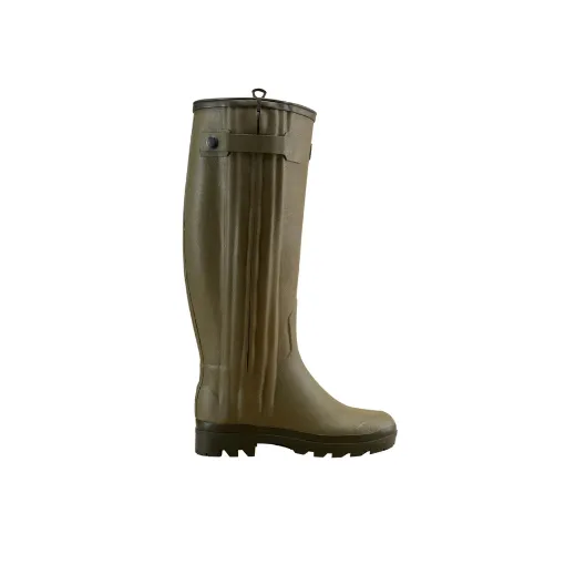 Bottes Femme LE CHAMEAU Chasseur Cuir – Vert Vierzon