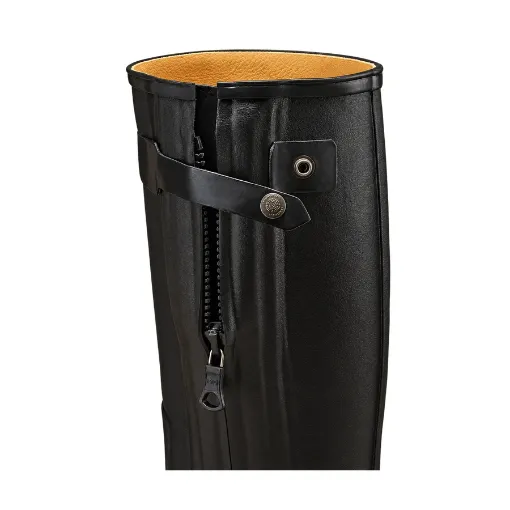 Bottes Homme LE CHAMEAU Chasseur Cuir – Noir