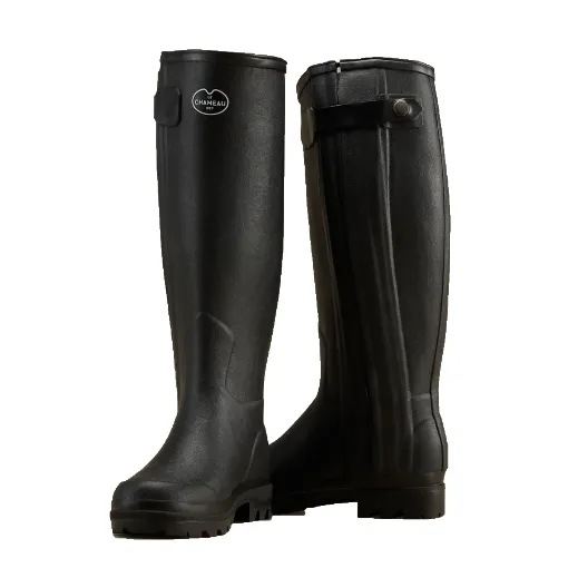Bottes Femme LE CHAMEAU Chasseur Néoprène – Noir