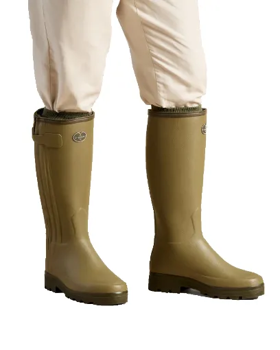 Bottes Homme LE CHAMEAU Chasseur Néoprène – Vert Vierzon