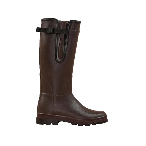 Bottes Homme LE CHAMEAU Vierzon Jersey – Marron Foncé / Héritage Tartan