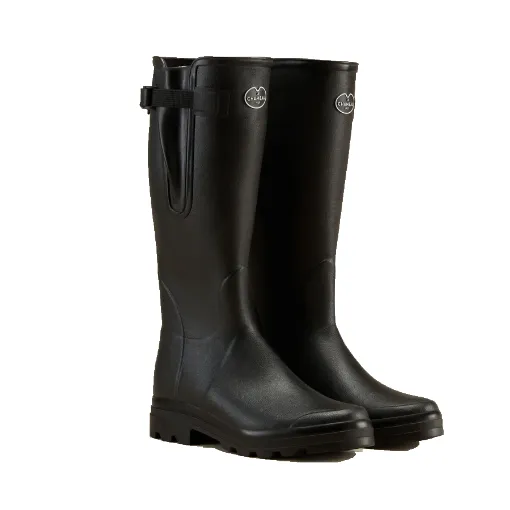 Bottes Homme LE CHAMEAU Vierzon Jersey – Noir
