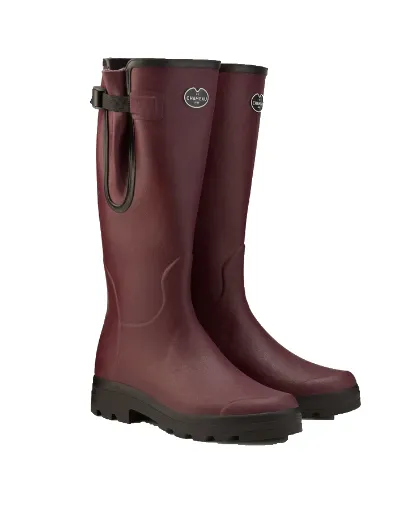 Bottes Homme LE CHAMEAU Vierzon Jersey – Oxblood