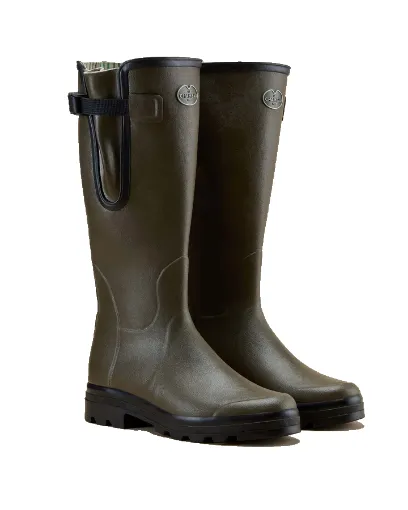 Bottes Homme LE CHAMEAU Vierzon Jersey – Vert Chameau